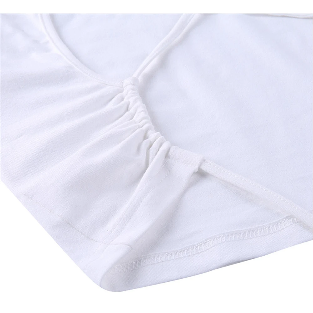 U-shot и шнуровкой крест-накрест женская одежда футболка Топ с коротким рукавом