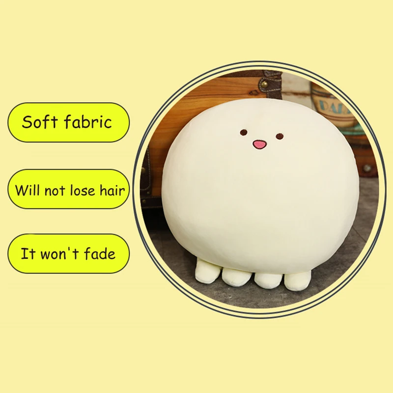 Новая пуховая мультяшная милая игрушка Маленькая группа осьминогов подушка