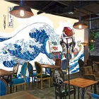 Японская Классическая настенная бумага Ukiyo-e в стиле 3D, ручная роспись, японский ресторан, суши, магазин, промышленный декор, 3D настенная бумага