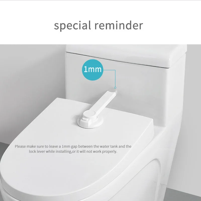 

Baby Safety Toilet Locks Bathroom Children Proof Toilet Seat Lock Children Kids Safety Care Baby Protection Boys Girls Room Deco