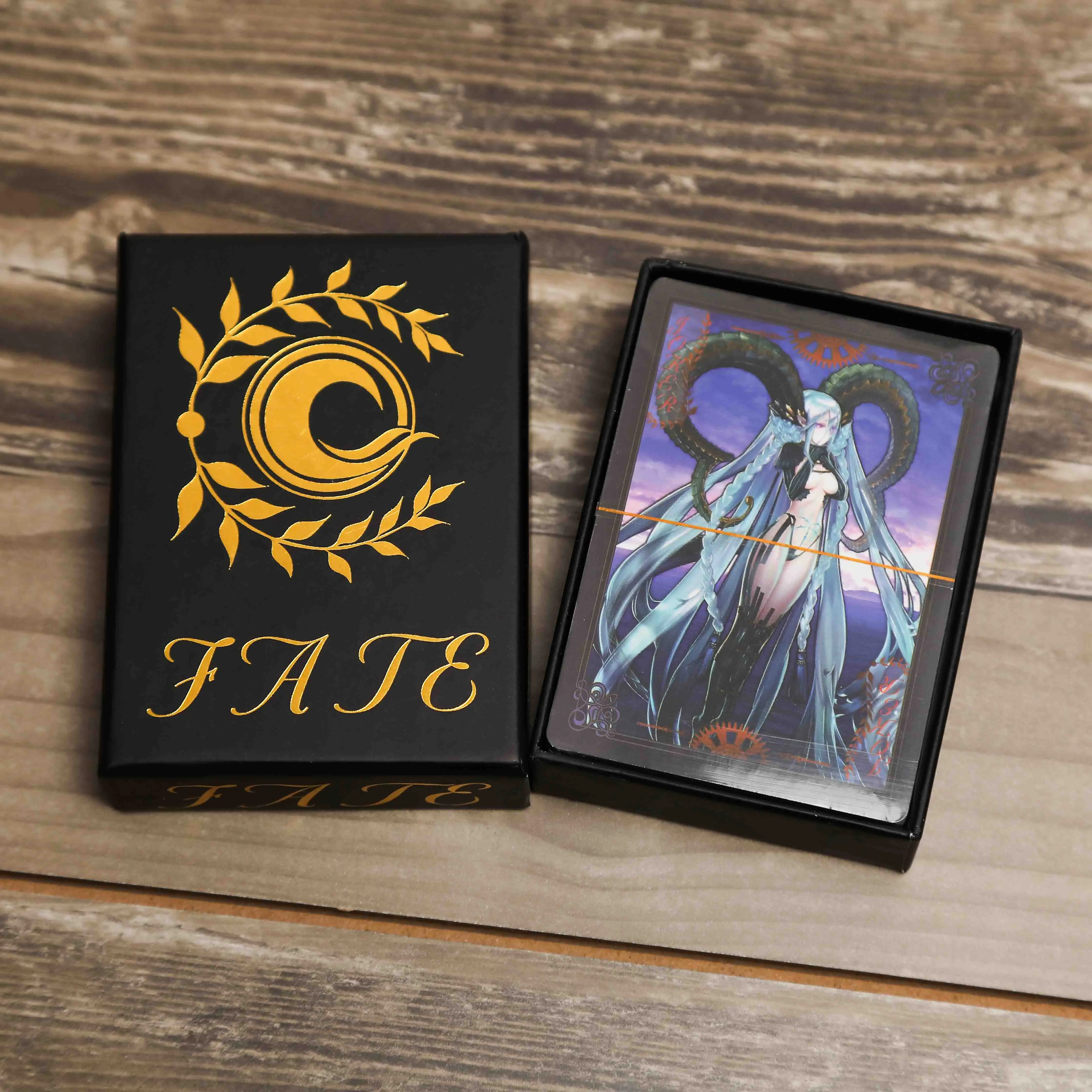 Судьба/большой заказ FGO игральные карты охватывающие саблей мультфильм Таро
