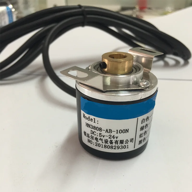 Новый промышленный полый датчик положения вала 1000 импульсов 600.400.100 AB фазы NPN PNP