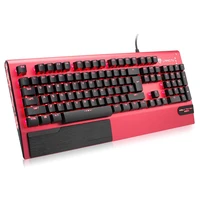 K1000 Gaming Keyboard with Wrist Rest Mechanical Metal USB Wired Computer Keyboard LED Backlit Keyboard And Large Mouse Pad