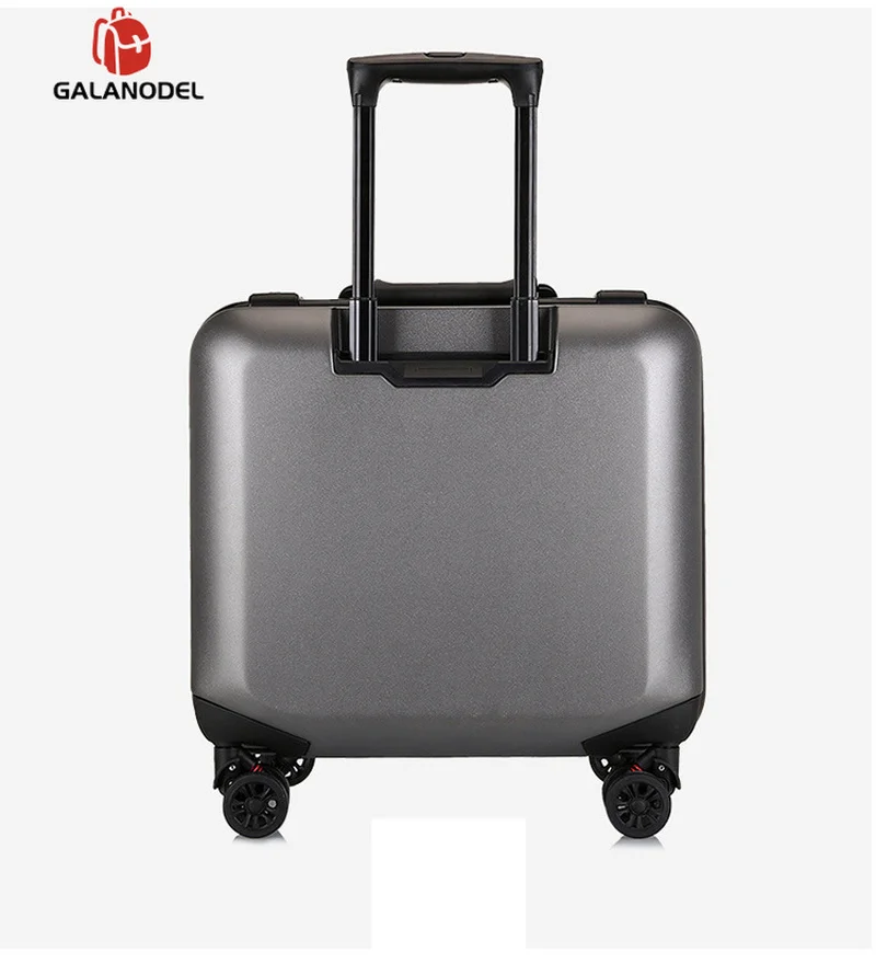 18 дюймов чемодан на колесиках для путешествий багажа компьютера сумка модная