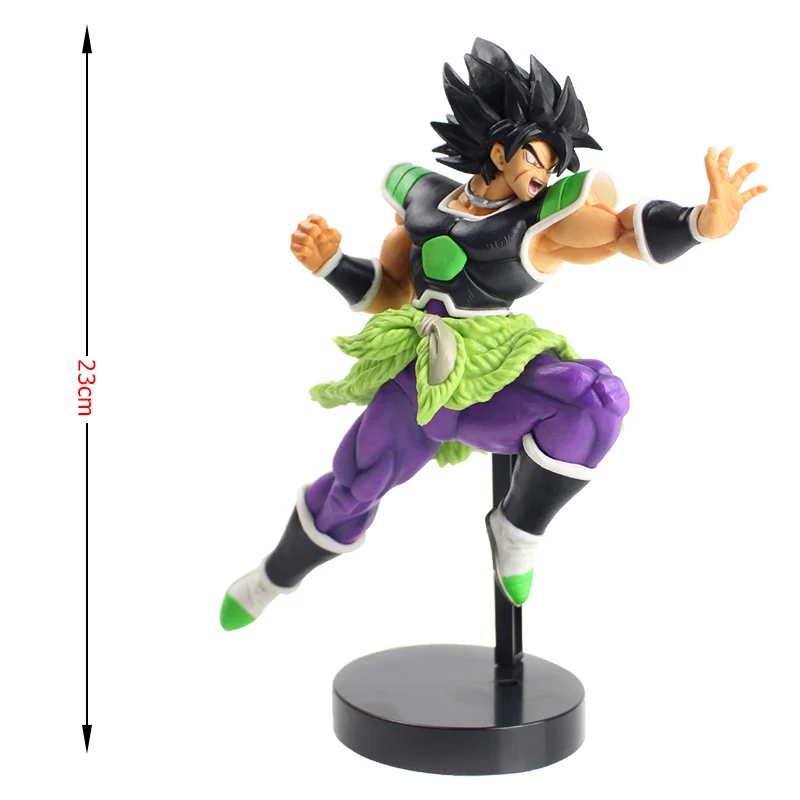Dragon Ball Z Super Senshi Broly Super Saiyan ПВХ Коллекционная Фигурка Драконий жемчуг фигурка модель игрушки - Цвет: A opp bag