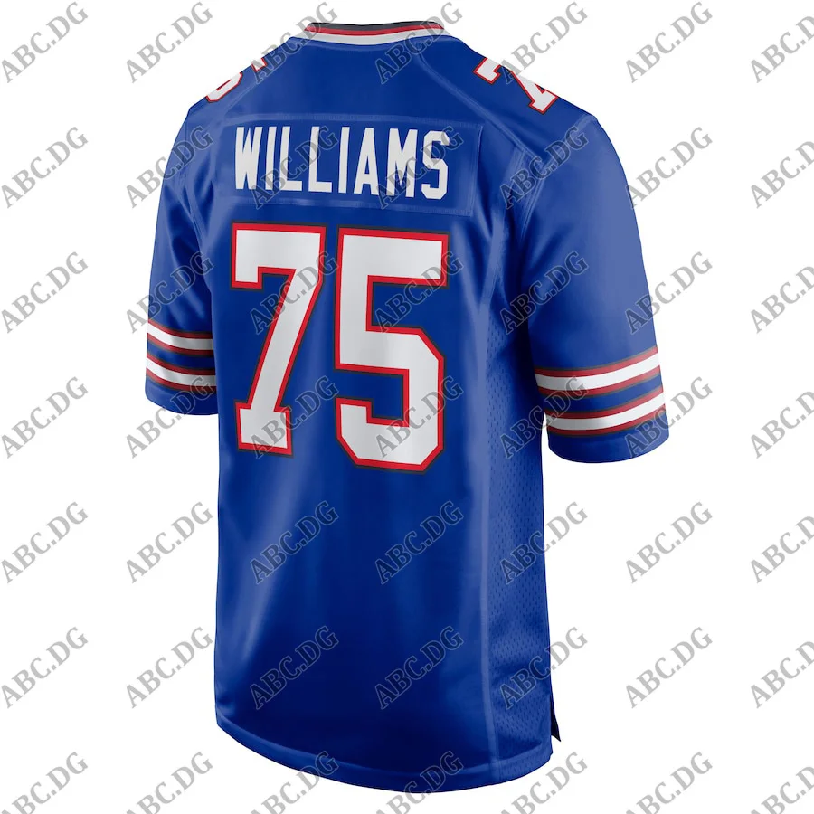 

Customized Stitch American Football Jersey Men Women Kid Youth Buffalo Daryl Williams Royal Game Jersey