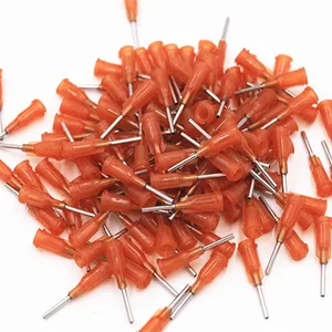 SZBFT 15G Precision Пассивированные S.S. Дозировочный наконечник с концентратором PP Safetylok, иглы длиной 0,5 дюйма для дозатора клея, бесплатная доставка