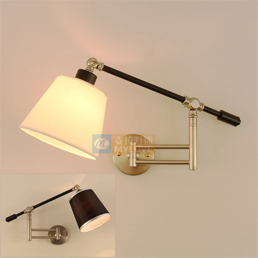 Современные рокер кронштейн настенные лампы в американском стиле страна