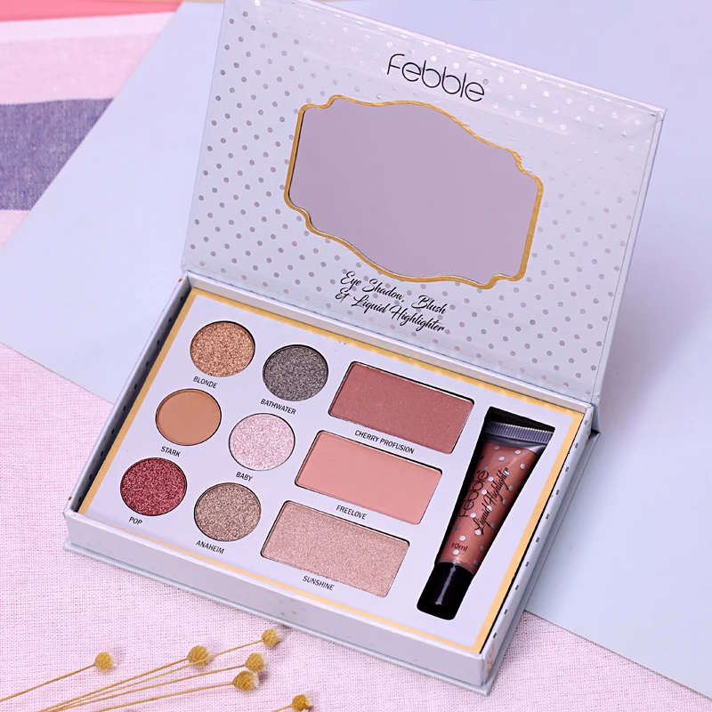 Рекомендуем Dee Call On Febble тени для век палитра цветов румяна высокий светильник