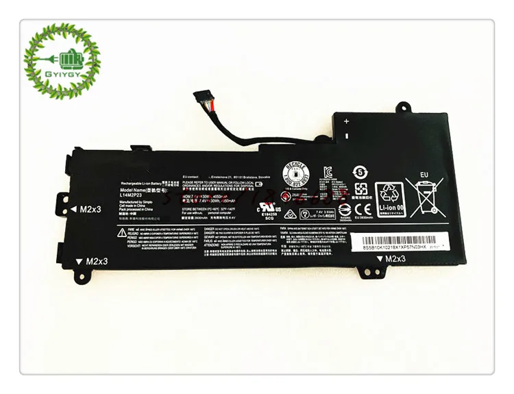 Аккумулятор GYIYGY 7 4 В 4050 мАч 30 Вт/ч L14M2P23 L14M2P24 для Lenovo U30 E31 70 серии|battery for|battery for