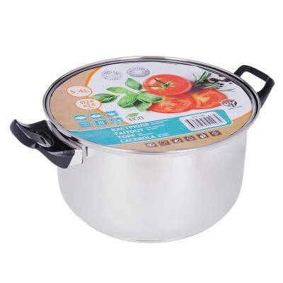 STRAIGHTON КАССЕРОЛЬ 24x14 см 5,4 л стеклянная крышка Кухонные принадлежности Кассероли Ishinabes Кухонная утварь Посуда для обеденной зоны Дом, Сад Кухонные приспособления для кастрюль и сковородок.