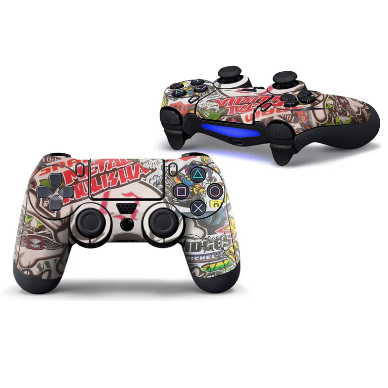 Железный человек ПВХ заказной стикер чехол протектор для Sony PS4 Playstation 4 Dualshock