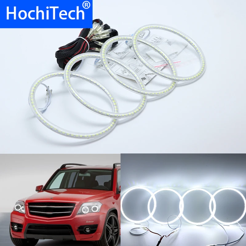 Для MERCEDES BENZ GLK CLASS X204 2010 2011 2012 ультра яркий SMD белый светодиодный ангельские глазки