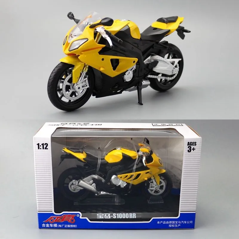

Caipo Toy/Diecast Metal Motorcycle Model/1:12 Scale/S1000RR Super Racing/Educational Collection/Gift For Kid/Exquisite Present