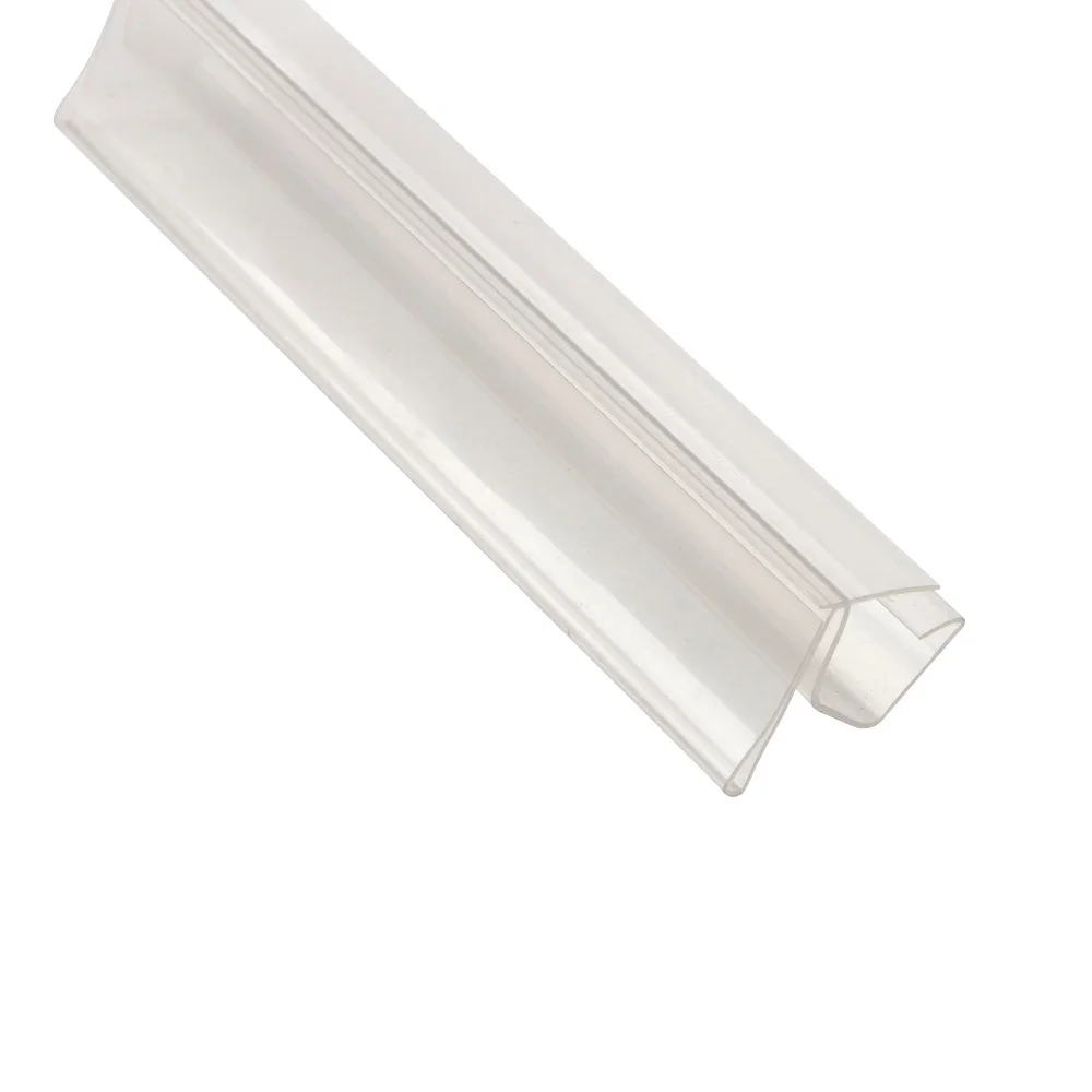 20cm Plastic Pvc Clear Shelf Talker Sign Holder Clip Strip For Wooden Shelf Edge