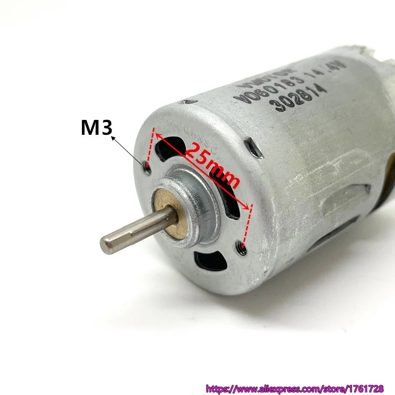 Абсолютно Новый JOHNSON 35 8*50 мм 545 DC мотор 14 4 V 25500 об/мин высокая скорость угольные