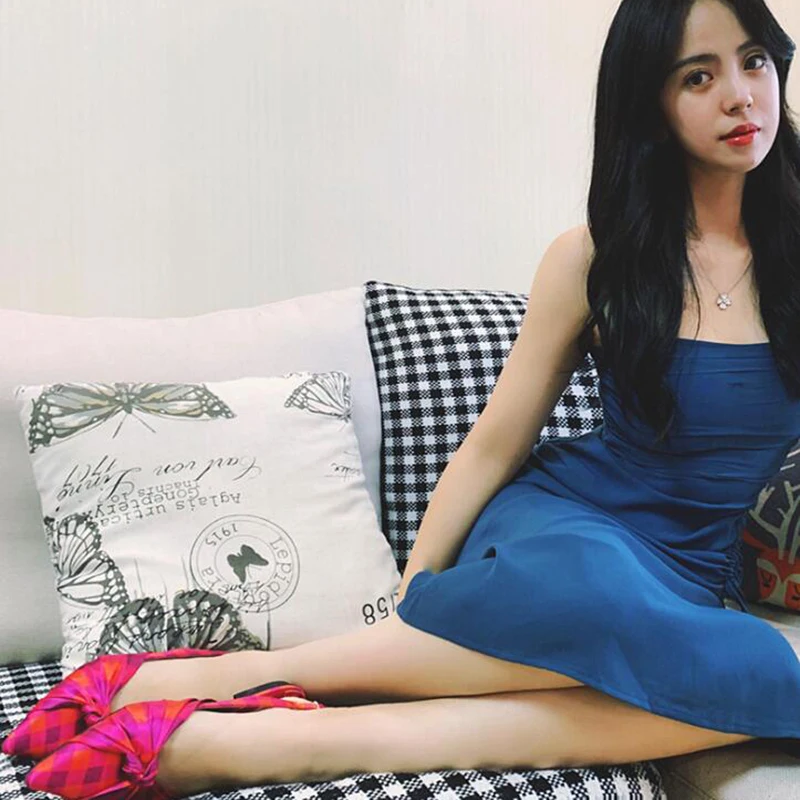 Новинка 2020 года сезон весна-лето цветные тонкие туфли на плоской подошве с бантом