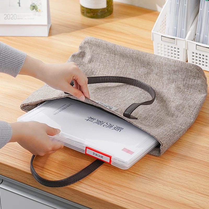 Прозрачная Папка органайзер для документов Офисная коробка хранения купюр