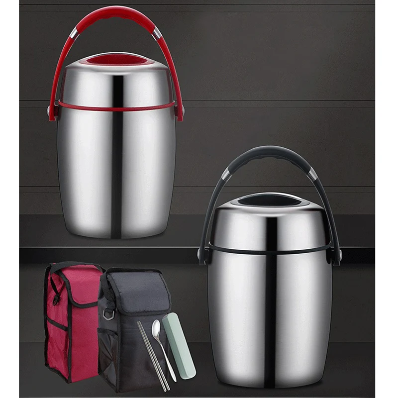 Контейнер бенто портативный из нержавеющей стали с вакуумной изоляцией 10 часов