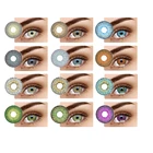 Контактные линзы KSSEYE, 5 тонн, цвет 100%, крышка, темные глаза, маленький ученик, косплей, новый цвет