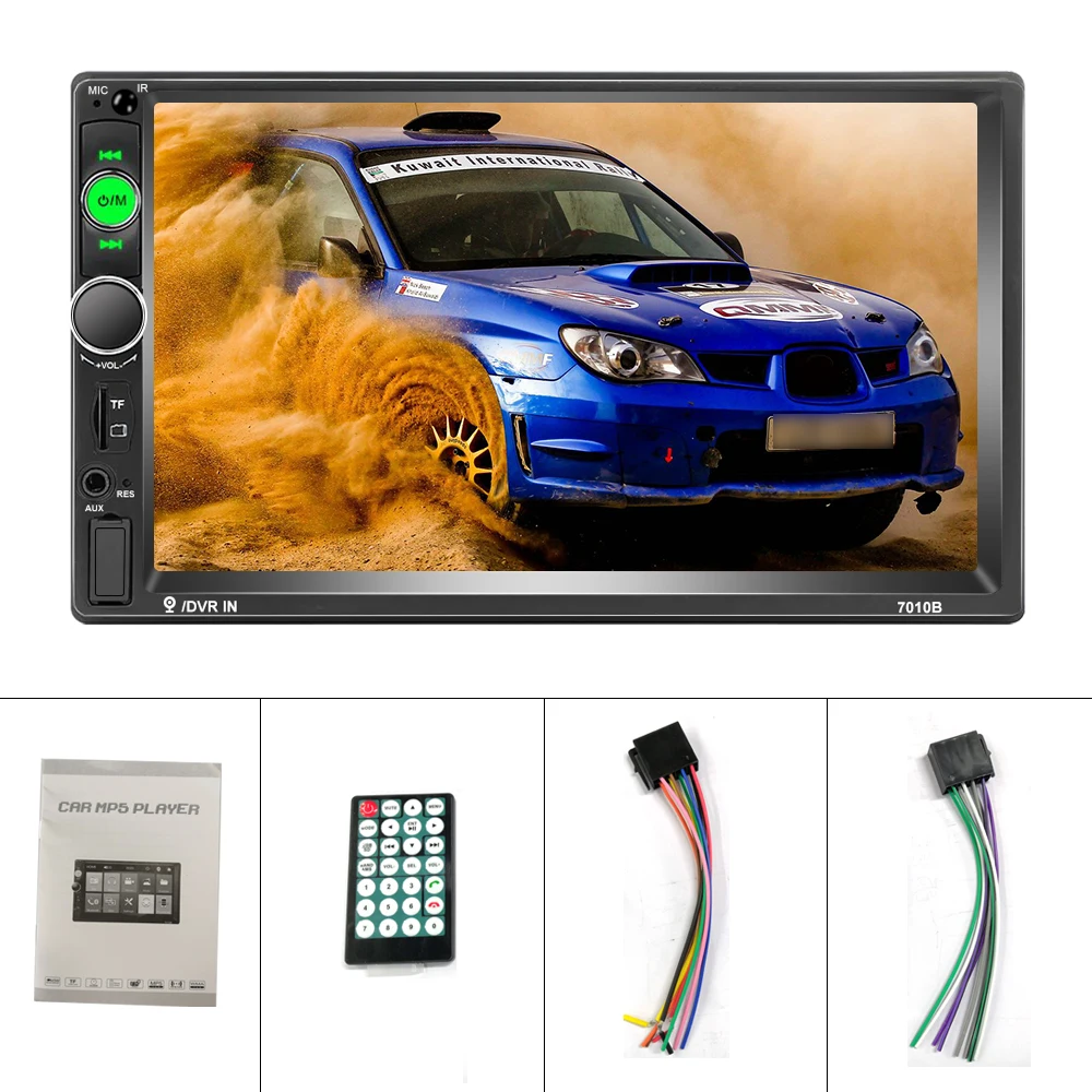 Автомагнитола Hikity 2din мультимедийный MP5 плеер с 7 дюймовым HD сенсорным экраном