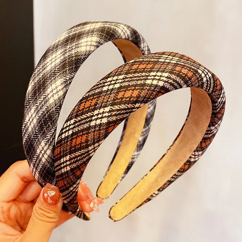 Новинка Женские винтажные элегантные полосатые резинки для волос в этническом