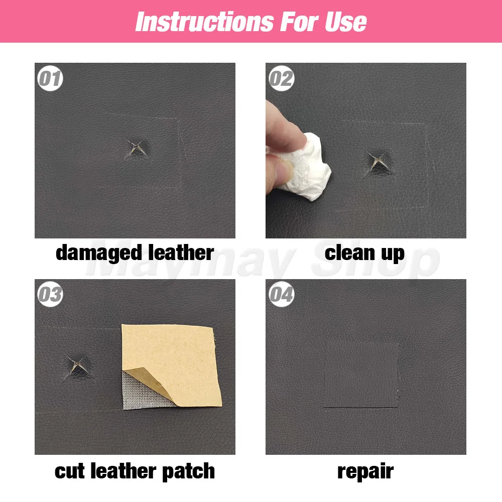 Кожа PU самоклеящаяся кожа Fix ремонт патч наклейка на диван субсидии ткань