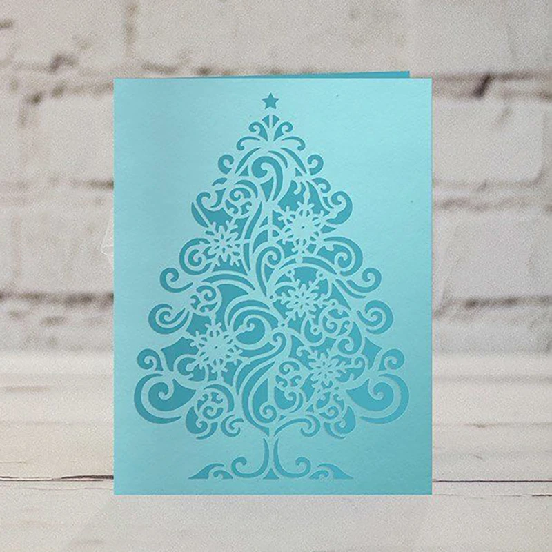 Лидер продаж 2020 металлические штампы для тиснения рождественской елки звезды