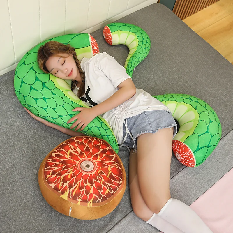 

40/60/80 cm Dinosaur Tail Pillow Roasted Dinosaur Tail Plush Toys Comfortable Soft Fabric Toys Gifts For Boys