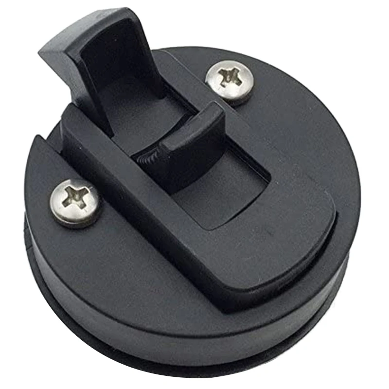 Черный круглый замок на палубе Встроенный плоский с пряжкой дверной подъемное