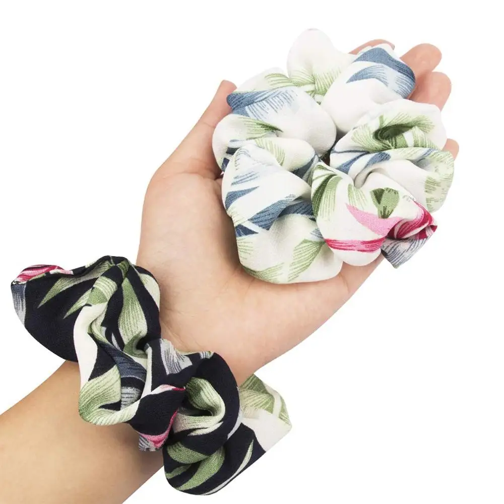 18 шт. резинки для волос с кроличьими ушками бантиками и шифоновые цветами