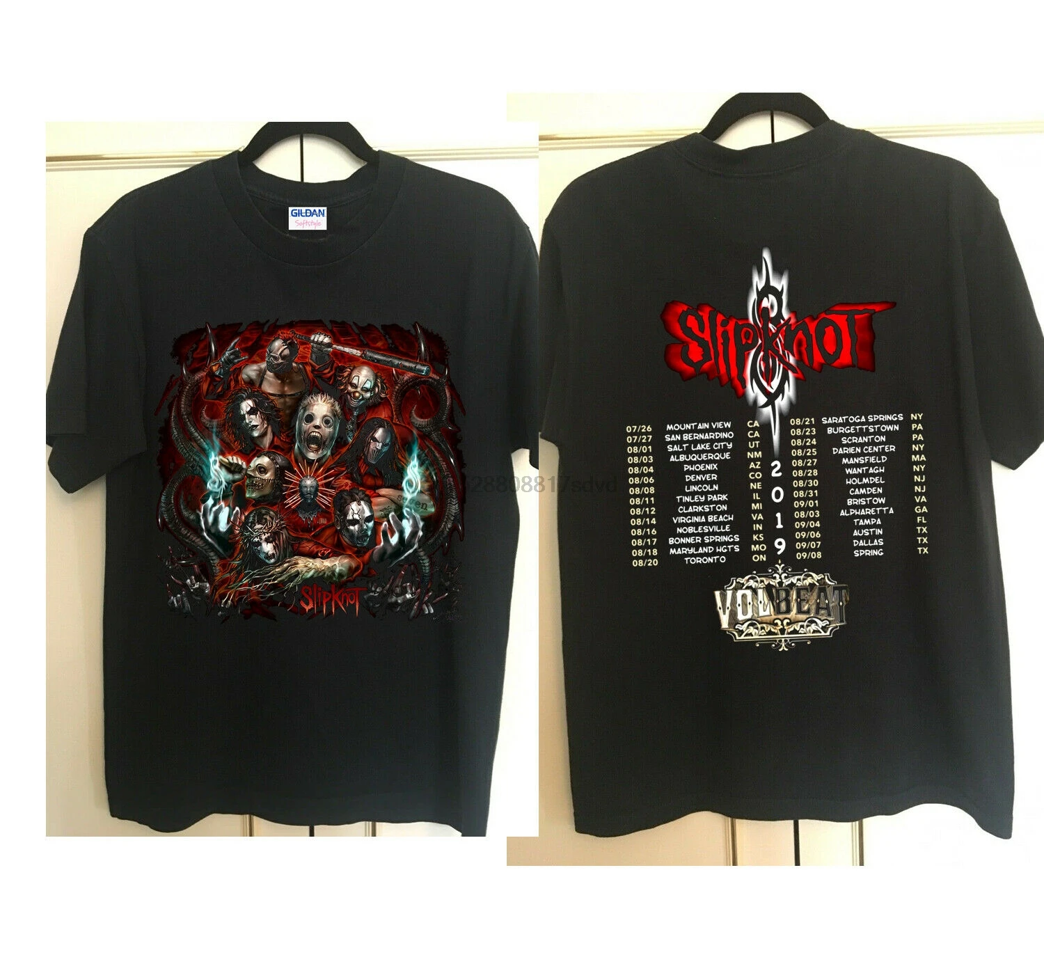 Slipknot Tour 2020 футболка Новинка|Мужские футболки| |