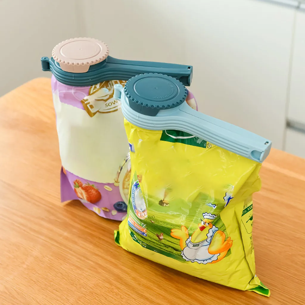 Герметичный зажим для пищевых продуктов влагостойкий пакет сохранения свежести