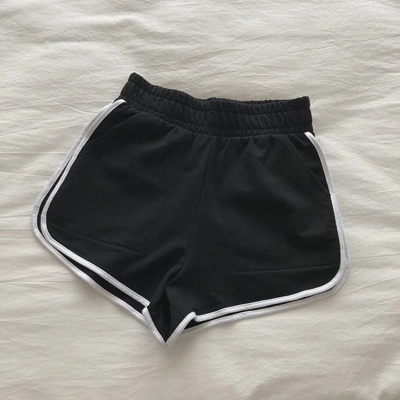 

Summer New A-line High Waist Sports Shorts for Female Students Korean Wide-legged Casual All-match Hot Pants Women