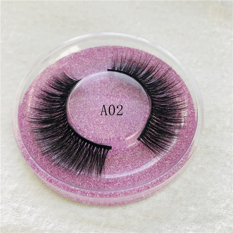 Норковые ресницы натуральные накладные длинный макияж 3D норковые наращивание