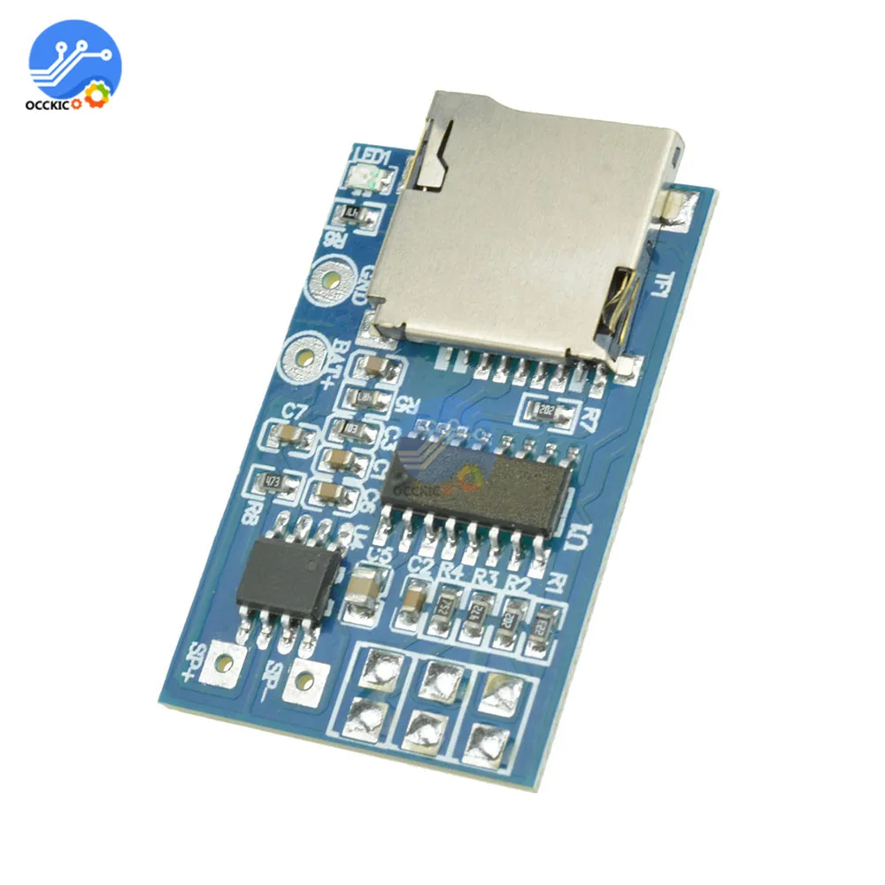 MP3 декодер плата dac GPD2846A TF карта аудио 2 Вт модуль усилителя для Arduino decodificador