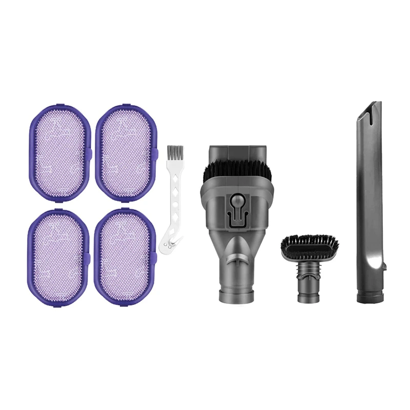 

Набор аксессуаров для пылесоса, 4 насадки, Сменный фильтр