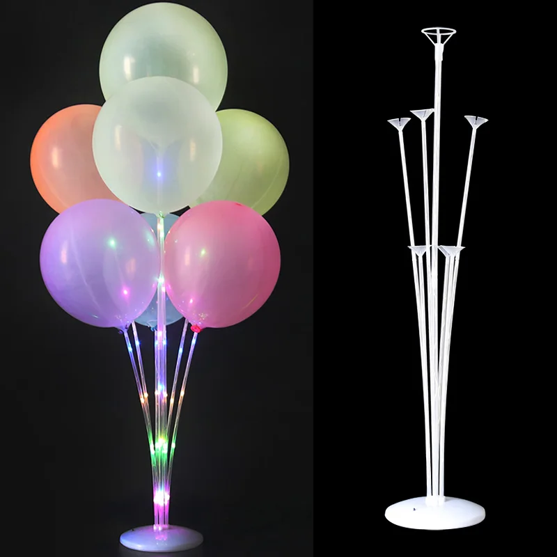 

Led Light Balloon Stand Holder Column Kids Birthday Party Decoration Party Balloon Wedding Table Decor Home Decor Accessories