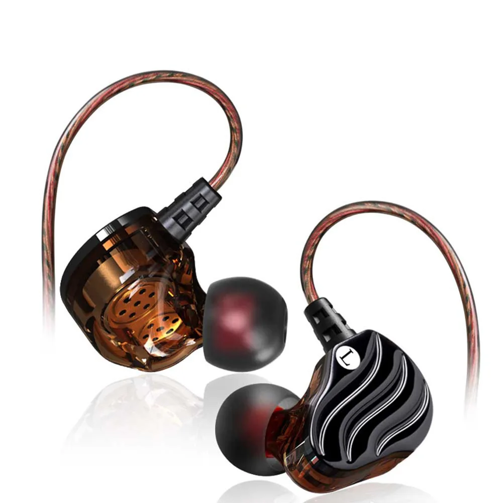 Внутриканальные наушники QKZ VK1 4DD HIFI DJ мониторы спортивные для бега вкладыши
