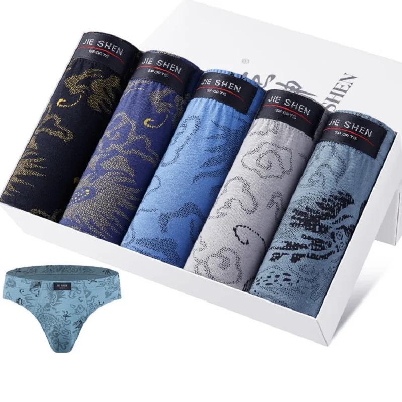 

5PC/Lot Cotton Men Briefs Underwear Comfortable Middle aged Mens Briefs Solid Color Large Size Fat Middle Waist Pants Men Linger