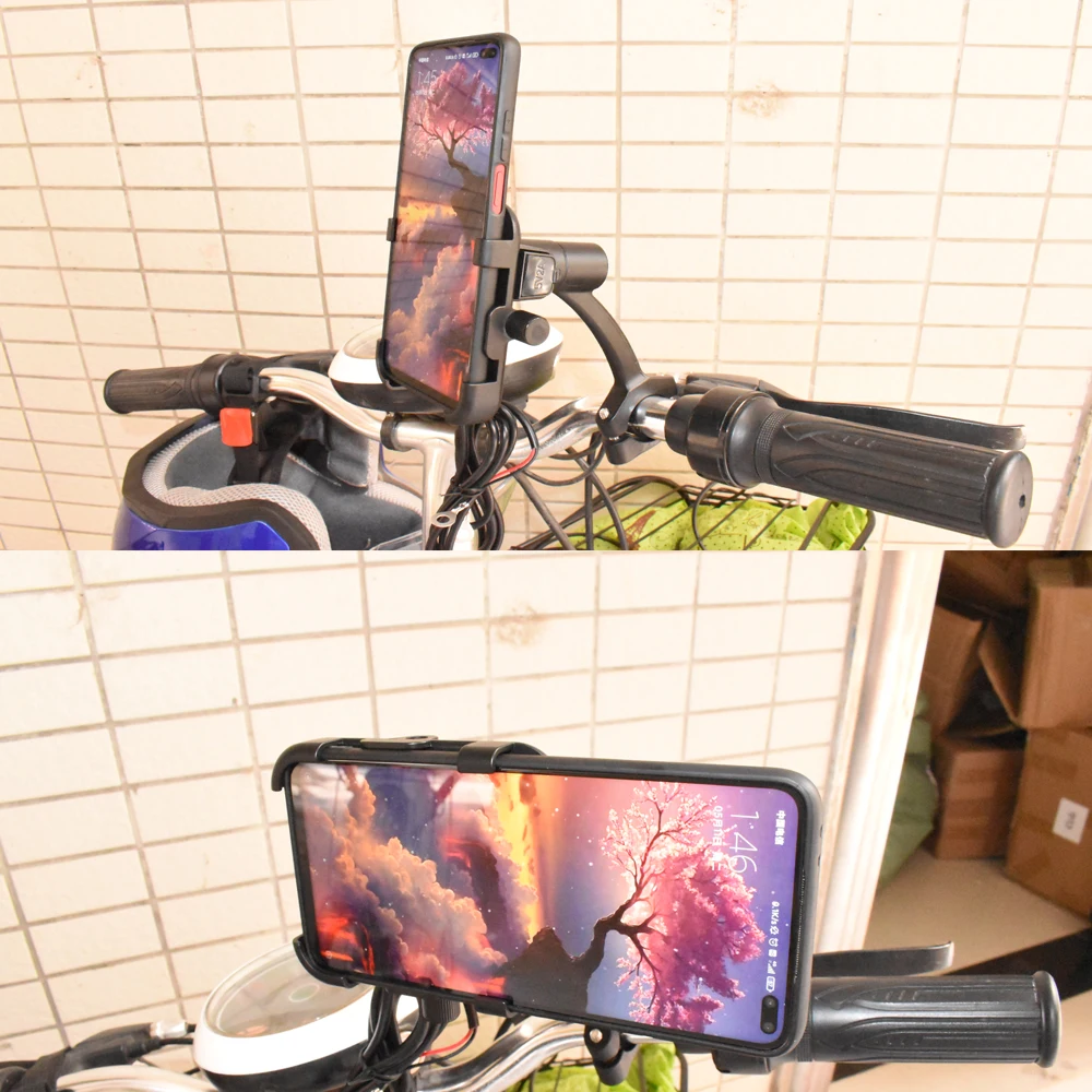 Подставка для телефона велосипедная с USB-зарядным устройством | Автомобили и