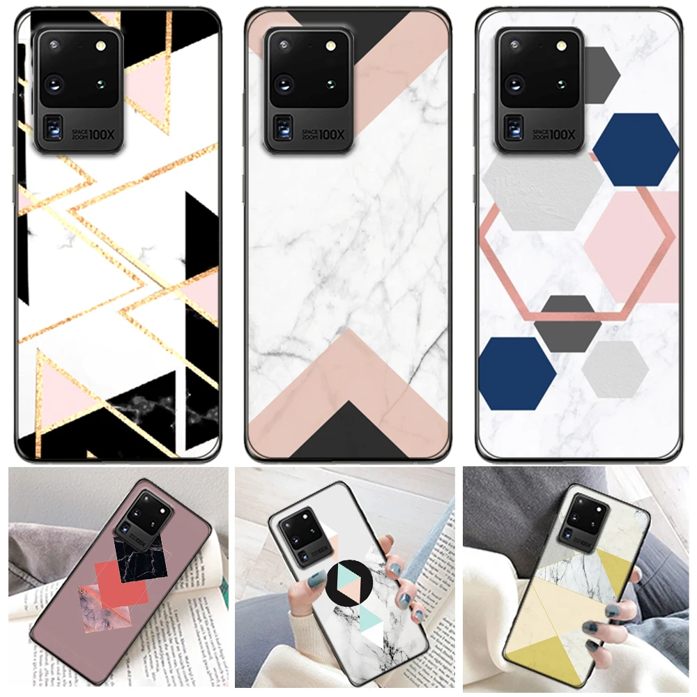 

Gorgeous Marble Phone Case For Samsung Galaxy S20 S8 S10 S9 Lite Ultra Plus S20 FE S10E Funda Coque Back Cover Carcasa Cases