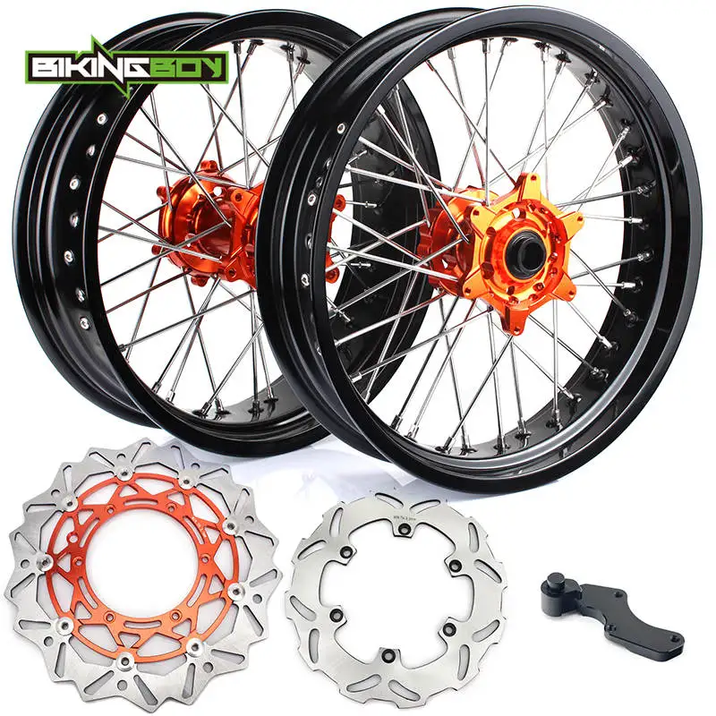 Тормозной диск BIKINGBOY 3 5*17 &quot5 0*17&quot переднее заднее колесо для супермото обода