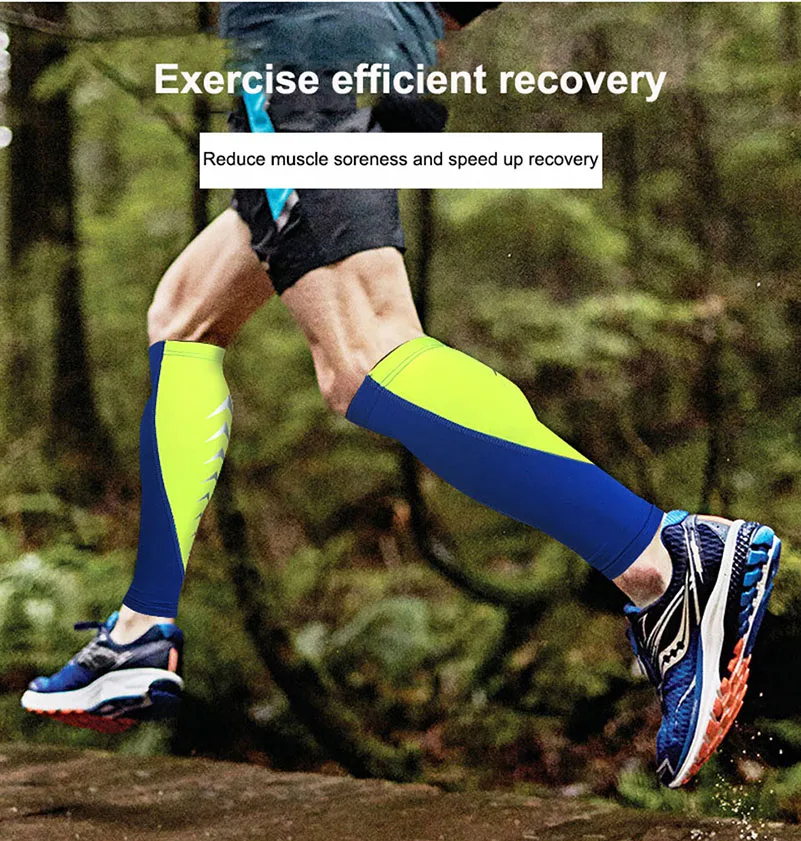 2 шт. гетры Компрессионные Леггинсы до колена для бега пешего туризма баскетбола