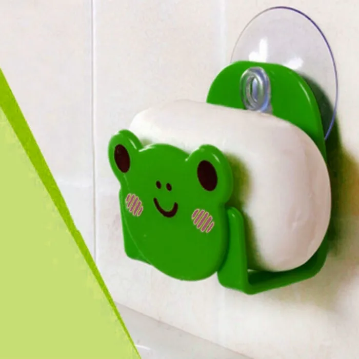 Мультяшное блюдо ткань Губка держатель с присоской Кухня Многофункциональный