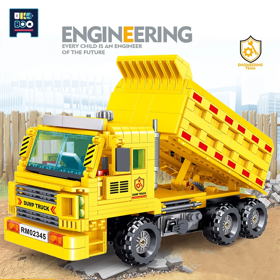 755 шт. высокотехнологичный самосвал автомобиль строительные блоки городское