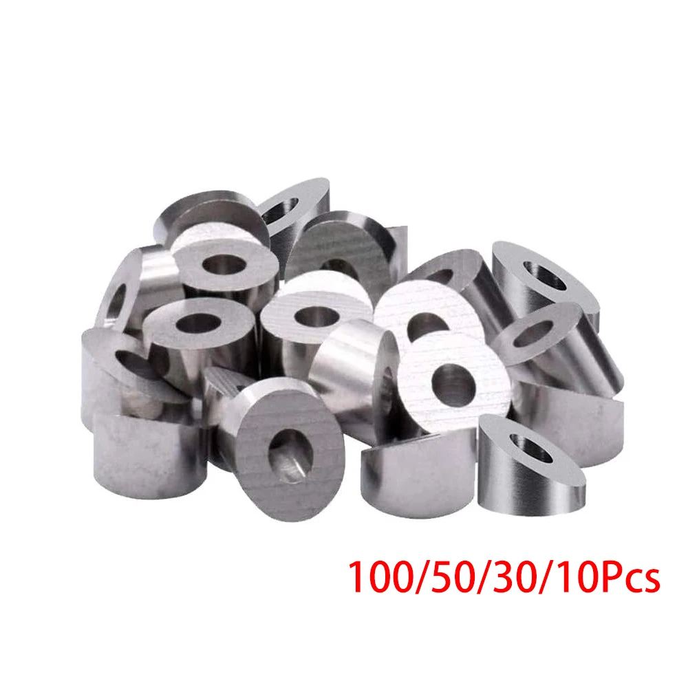 Коническая шайба из нержавеющей стали T316 100/50/30/10 шт. 1/4 дюйма 30 градусов для