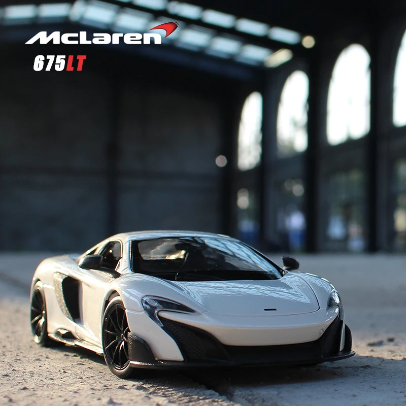 WELLY 1:24 MCLAREN 675LT модель автомобиля из сплава поделки украшение Коллекция