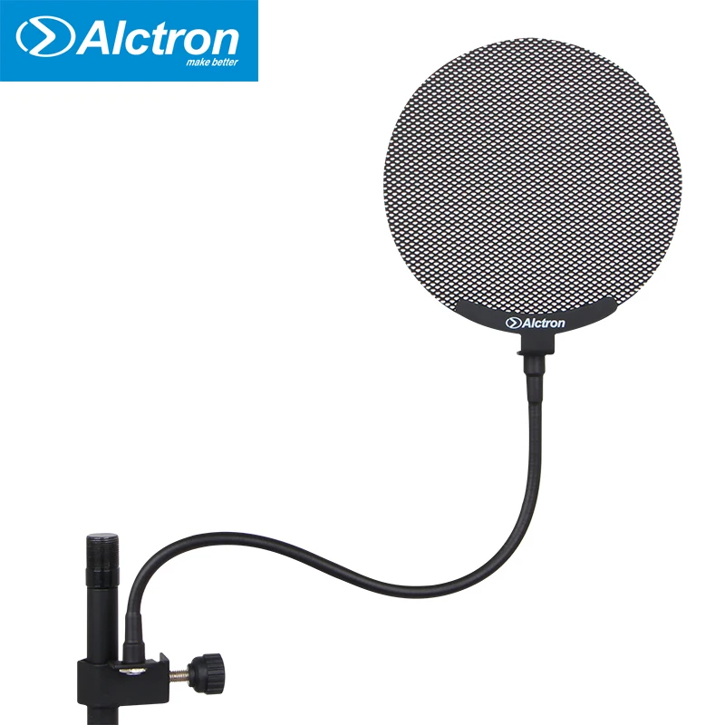 Alctron MA019B All Metal Mesh Pop Filter Protect Microphone From Spray Of Moisture High Quality Cover Flexible Gooseneck | Электроника