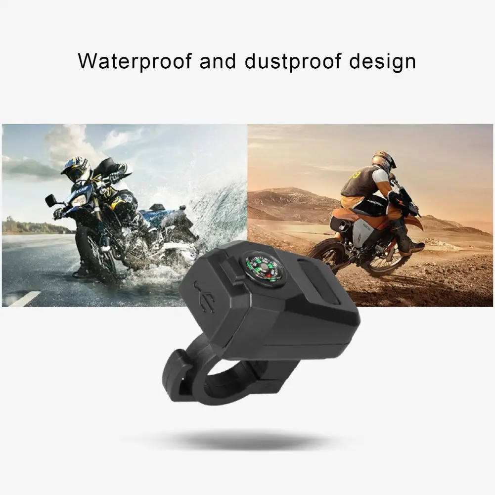 Зарядное устройство для телефона водонепроницаемый компас ABS скутер USB  зарядное устройство для скутера | AliExpress